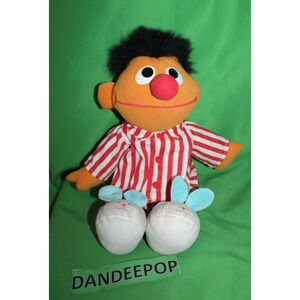 Tyco Sesame Street Bedtime Ernie Talking Muppet Stuffed Plush Toy